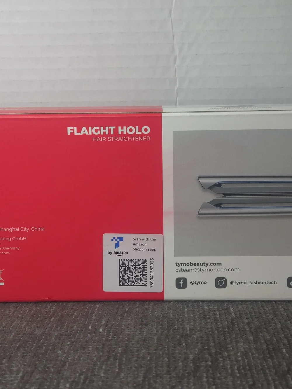 TYMO Flaight Holo 2-in-1 Hair Straightener and Curler Flat Iron HC211B - Picture 2 of 6